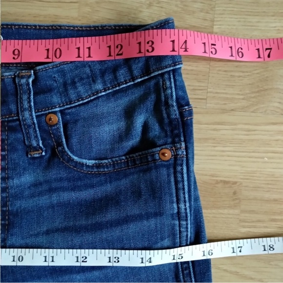 Madewell | Size 28 9" High-Rise Skinny Jeans Blue Wash Distressed Edition - Picture 10 of 14